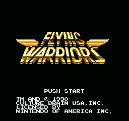 Flying Warriors screenshot 3 for NES